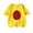 Yellow, variant on KYAIGUO Kids Toddler Girls Sequins Cotton T-Shirt Summer Short Sleeve Casaul Tees Shirts Fashion Cartoon Shirt Tops for 3-14 Years Old
