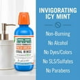 thumbnail image 2 of TheraBreath Fresh Breath Mouthwash, Alcohol-Free Oral Rinse, Icy Mint, 16 fl oz - 5 Pack, 2 of 5