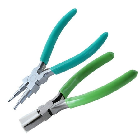 

6 in 1 Button Making Pliers Wire Loop Forming Pliers with Non-slip Comfortable Handle Suitable for Loops and Jump Loops