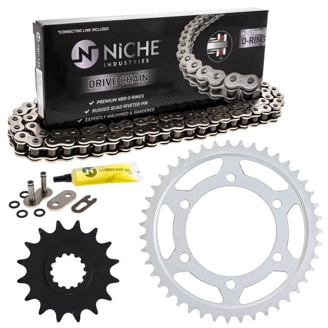 Niche Sprocket Chain Set for Yamaha YZF R1 16/43T 530 O-Ring Motorcycle MK1004464