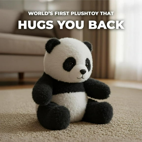 The Pandyâ Emotional Healing on Demand, The Pandy Hug Motion - Ultra-Soft Emotional Support Stuffed Animal for Stress Relief & Comfort, Realistic Panda Plush with Hug-Like Design (1 Pcs)