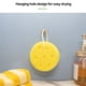 thumbnail image 5 of Pisexur Batería de cocina Esponja de baño redonda con algas marinas, esponja de baño infantil, esponja de baño exfoliante, esponja de baño con forma de panal, suminis para la cocina del hogar, 5 of 6