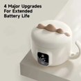 thumbnail image 3 of Fiambrera Eléctrica Portátil Inalámbrica para Hogar, Recipiente para Calentar Alimentos Complementarios para Bebés, Mantiene Temperatura Caliente Durante 8 Horas, Acero Inoxidable, 3 of 5