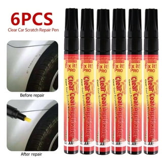 Pompotops 5ML Car Scratch Repair Remover Pen Colors Auto Car Coat Paint Pen  Up Scratch Clear Repair Remover Tool (Silver) 