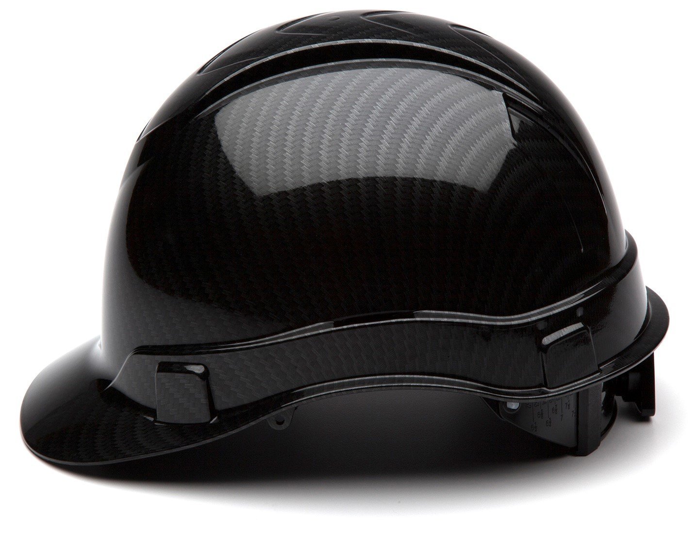 Cap Style Hard Hat, Adjustable Ratchet 4 Pt Suspension, Durable