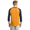 thumbnail image 2 of Sport-Tek Raglan Jersey (T200) Gold/Navy, 4XL, 2 of 6