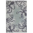 thumbnail image 1 of Trans-Ocean Importe RVI58764733 4 Pi 10 Po x 7 Pi 6 Po Liora Manne Riviera Tako Tapis de Course Tissé Wilton Intérieur et Extérieur - Bleu Marine, 1 of 1