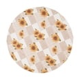thumbnail image 4 of jifeng Flower Table Cloth Elastic Table Cover Rustic Tablecloth Protector for Buffet Coffee Party Celebration Banquet Dining Room 60 Inch, 4 of 7