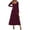 Wine Red, variant on Women Sweater Dress Fall Fashion Long Sleeve V Neck Ribbed Knit Pleated A Line Elegant Maxi Winter Dresses