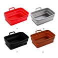 thumbnail image 3 of pitrice Fryer Tray Bake Plate Baking Supplies Heating-resistance Compact Size Smooth Surface Washable Multicolored Kitchen Gadget Brown, 3 of 9