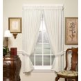 thumbnail image 2 of Today`s Curtain Versailles Macrame Crushed Window Voile Panel, 63-Inch, Ecru, 2 of 4