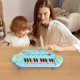 thumbnail image 1 of Puntoco Teclado electrónico multifuncional de juguete para niños con luces, sonidos de personajes y funciones de aprendizaje musical para fomentar la exploración y el juego entretenido, 1 of 5