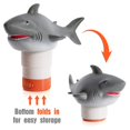 thumbnail image 4 of Flotteur de Chlore pour Piscine XY-WQ Forme de Requin Distributeur Réglable, 4 of 9
