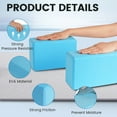 thumbnail image 2 of ATERCEL Yoga Blocks EVA Foam Fitness Yoga Stability & Strength Training 2 Pack 9"x6"x4", 2 of 7