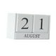 thumbnail image 3 of Bloques de Calendario de Madera de Escritorio Calendarios Y Suministros de Escritorio Calendario Decorativo Baoblaze Bloques de calendario de madera, 3 of 7