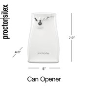 Proctor Silex Automatic Electric Can Opener, White