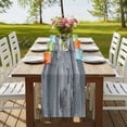 thumbnail image 4 of Table Runners 90 Inches Long Dress Scarves, Grey Abstract Farmhouse Coffee/Dining/Kitchen Table Runner for Living Room, Vintage Geometric Gradient Oil Painting Modern 13x90 Inch, 4 of 9