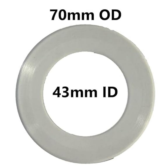 Toilet Flush Valve Seal (70mm OD, 43 mm ID) (2-3/4-inch OD 1-11/16-inch ID) by NuFlush