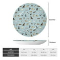thumbnail image 2 of Gaeub Cartoon Doodle Puppy Print Ceramic Plate,Dinner Plates,Bone China Decorative Plates with Display Stand,Art Ceramic Ornaments for Wall Hanging Decoration-7in, 2 of 6