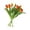 B, variant on 7-Head Short-Stem Tulip Artificial Flowers - Fake Soft Rubber for Home Decor, Realistic Greenery Stems Wedding Bouquet Centerpieces Party Decoration
