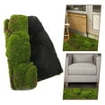 thumbnail image 3 of Shisuyan Flocking Artificial Moss Mat Green 2Pcs 11.79x11.79x1.77in, 3 of 8