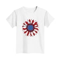 thumbnail image 4 of NAISIBABY Boys Short Sleeve Tee, Floral Graphic Crewneck Soft Casual Summer Trendy Active T-Shirt White Size 12, 4 of 5