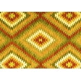 thumbnail image 1 of Ahgly Company Indoor Rectangle Southwestern Yellow Country Area Rugs, 3' x 5', 1 of 4