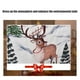 thumbnail image 1 of Fundas para sillas navideñas, fundas para respaldo de sillas con patrón de muñeco de nieve de invierno, Papá Noel y alce para decoración festiva y cena, 1 of 12