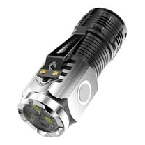 Three~Eyed Mini Flashlight Flash Super Power Waterproof-Outdoor Travel-A Y6Y4