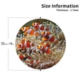 thumbnail image 2 of KLL Drink Coasters Set Round Shape of 4,PU Leather Absorbent Coasters Set Decorative Coffee Cup Coasters Housewarming Gift for Home Decor-Cute Anemone Fish, 2 of 5