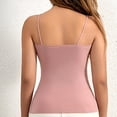 thumbnail image 5 of SwiftWear Women's Seamless Built-In Bra Cami Ultra Soft Slim Fit Tank Top Spaghetti Straps Camisole Layering Staple, 5 of 9