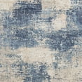 thumbnail image 6 of BoutiqueRugs Lucknow Contemporary Area Rug - Beige, Navy, Blue - 18" x 18" Sample, 6 of 9