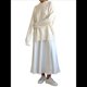 thumbnail image 3 of Faldas para Mujer, Cintura Alta, Elegantes, Midi, de Satén M, 3 of 7