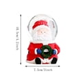 thumbnail image 3 of Christmas Snow Globe, Light Up Resin Glass Snowball Ornament, Holiday Desktop Decor Gift For Teens, 3 of 6