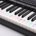 thumbnail image 3 of Piano Key Stickers Colorful Piano Keyboard Stickers Full S8R5 nt Sticker Hot B8 R5L5, 3 of 9