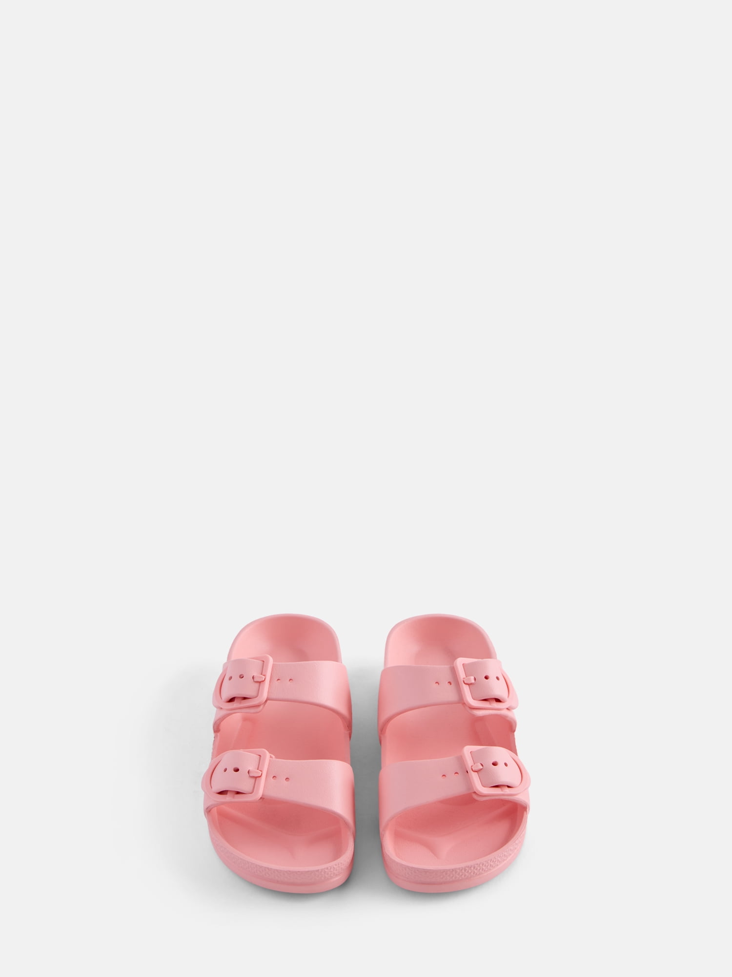 Wonder Nation Kids Two Buckle Footbed Slide Sandals