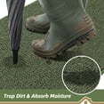 thumbnail image 3 of Dirt Trapper Door Mat ” x ” Washable Doormats Entrance Mat Dirt and Absorbent Welcome Mat Low Profile Floor Mats for Front Back Door and Entryway Taupe, 3 of 9