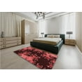 thumbnail image 4 of Ahgly Company Indoor Square Patterned Grapefruit Red Area Rugs, 8' Square, 4 of 6