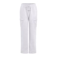 thumbnail image 5 of Qodauz Womens Wide Leg Baggy Sweatpants Drawstring Cargo Sweat Pants High Rise Casual Pant with Multi Pockets,Size S-3XL, 5 of 9