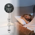 thumbnail image 3 of 12 Inch Wall Clock Battery Operated Silent Clock Decorative for Office, Kitchen, Outdoor, Living Room，Funny Skull Dahlia Day of The Dead Amazing, 3 of 4