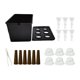 thumbnail image 1 of Kit de sistema de cultivo hidropónico, kit de cultivo hidropónico práctico y resistente, fácil de instalar. Negro, 1 of 8