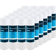SpiroPure SP-P25 10x2.5 25 Micron Spun Melt-Blown Polypropylene Sediment Water Filter Cartridge P25 155015-43 (Case of 24)