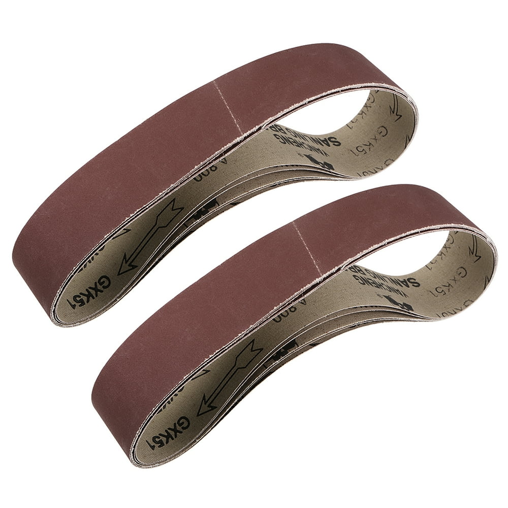 2inch X 27inch Sanding Belt 800 Grits Aluminum Oxide Sand Belts 10pcs