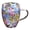 350ml A, variant on Ruanlalo Double Wall Glass Coffee Mug with Handle High Borosilicate Heat Resistant Cup Colorful Petal Design Hot Cold Drinks Latte Tea Juice Insulated Cup