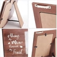 thumbnail image 3 of 4x6 Inch Memorial Picture Frame The Love Between Mother and Daughter/Son Lasts Forever Rectangle Photo Frame with Word for Mother's Day Graduation Birthday Gift, 3 of 7
