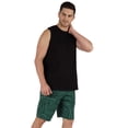 thumbnail image 4 of Inkmeso Printed Elastic Waist Shorts For Men Loungewear W/ Pockets Cotton Resort Shorts, 4 of 8