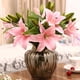 thumbnail image 5 of Gwong Decoración hogareña 3 cabezas Artificial Falso Lily Flowers Bouquet Home Garden Fiesta Decoraciones de Boda Gwong 8107328, 5 of 5