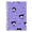 Adorable Demon and Flower, variant on Haosy Mosaic Cute Skull Notebooks 1-subject Journal 60 Sheets A5 College Ruled Paper Detachable Ring 8.3"x5.7"