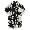 thumbnail image 3 of Miqool Men's Hawaiian Shirts Summer Short Sleeve Floral Shirts Regular Fit Casual Button Down Shirts Tropical Holiday Beach Shirts on Sale Clearance, 3 of 5