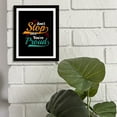 thumbnail image 5 of Designs ByLITA Don't Stop Until You're Proud, 5 x 7 Wooden Wall Print Inspirational (Framed) | Motivational Home Decor, 5 of 7